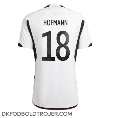 Billige Tyskland Jonas Hofmann #18 Hjemmebane Fodboldtrøjer VM 2022 Kortærmet